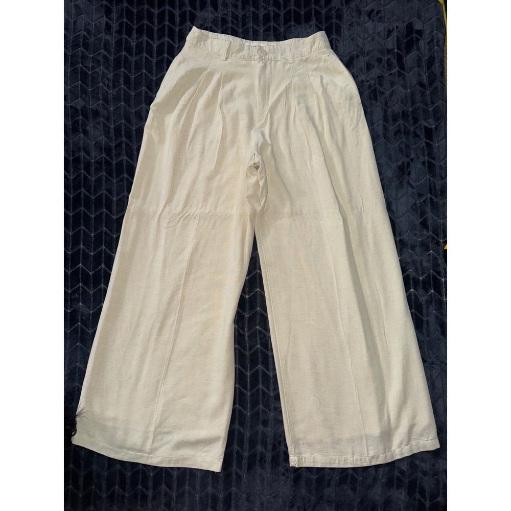 Bronze Snake Pants Womens Beige Trouser Drawstring Size Small